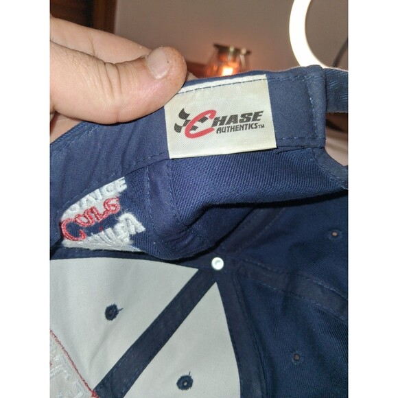 Vintage Dale Jarrett Robert Yates Racing #88 Nascar Hat Cap Blue Adult Strapback - Picture 6 of 6